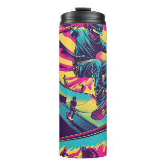 Neon Skatepark Action Becher