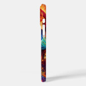 Neon Skull Art Psychedelic Phone Case (Rückseite / Links)