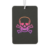 Neon Skull Black Car Lufterfrischer (Rückseite)