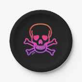 Neon Skull Black Paper Teller (Vorderseite)