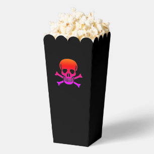 Neon Skull Black Popcorn Boxen Geschenkschachtel