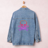 Neon Skull Damen Denim Jacke (Hangar)