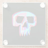 Neon Skull Glasuntersetzer (Rückseite)
