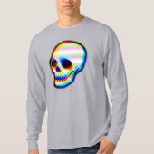Neon Skull Illustration T - Shirt (Vorderseite)