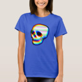Neon Skull Illustration T-Shirt (Vorderseite)