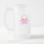 Neon Skull mattierte Tasse (Links)
