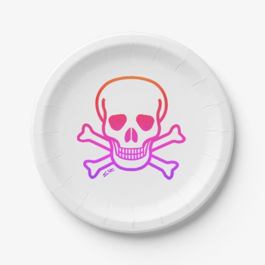 Neon Skull Paper Teller (Vorderseite)