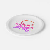 Neon Skull Paper Teller (Schrägansicht)