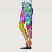 Neon Skull Pop Leggings (Links)