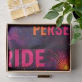 Neon Skull Pride, Power, Beharrlichkeit Seidenpapier (Geschenk)