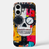 Neon Skull Rapid Phone Case (Rückseite)