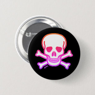 Neon Skull-Schaltfläche Button