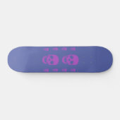 Neon Skull Skateboard Deck (Horizontal)