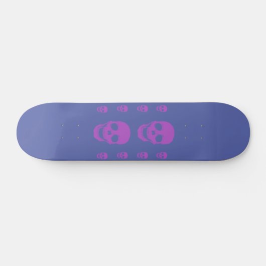 Neon Skull Skateboard Deck (Horizontal)
