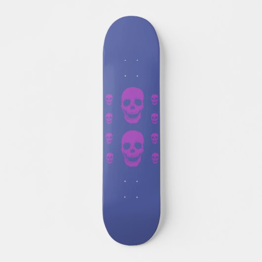 Neon Skull Skateboard Deck (Vorne)