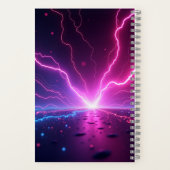 Neon Skull Spiral Notebook Notizblock (Rückseite)