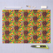 Neon Skull Tissue Paper Seidenpapier (Handwerk)
