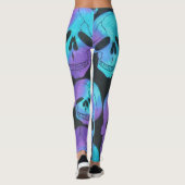 Neon Skulls Leggings (Rückseite)