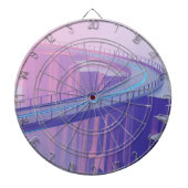 Neon Skybridge Dreamscape Dartscheibe (vorne)