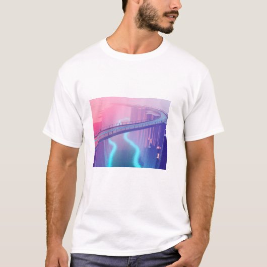 Neon Skybridge Dreamscape T-Shirt (Vorderseite)