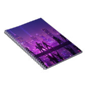 Neon Skyline Dance Crew Notebook Notizblock (Rechte Seite)