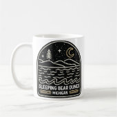 Neon Sleeping Bear Dunes Michigan Kaffeetasse (Links)