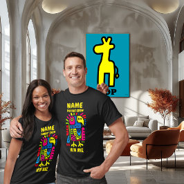 Neon Sloth Art - Pop Dschungel Tierdesign T-Shirt