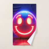 Neon Smile: Happy Glow Badhandtuch Set (Handtuch)