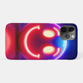 Neon Smile: Happy Glow Case-Mate iPhone Hülle (Rückseite (Horizontal))