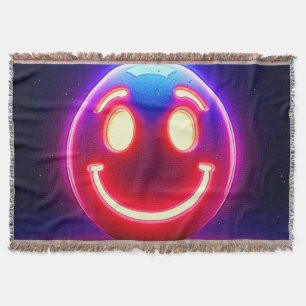 Neon Smile: Happy Glow Decke