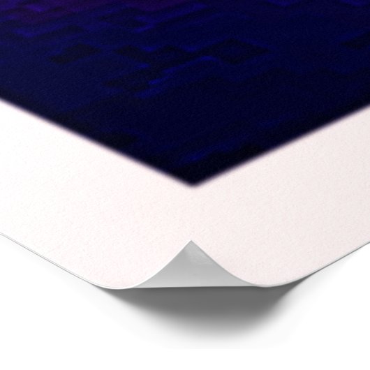 Neon Smile: Happy Glow Poster (Ecke)