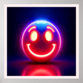 Neon Smile: Happy Glow Poster (Vorne)