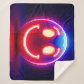 Neon Smile: Happy Glow Sherpadecke (Vorderseite)