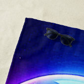 Neon Smile: Happy Glow Strandtuch (Beispiel)