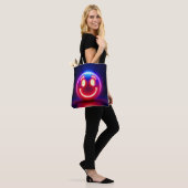 Neon Smile: Happy Glow Tasche (Am Model)