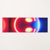 Neon Smile: Happy Glow Yogamatte (Vorderseite (Horizontal))
