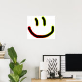 Neon Smile Poster (Heimbüro)