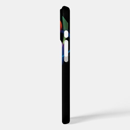 Neon Smoke Swirl Case-Mate iPhone Hülle (Rückseite / Links)