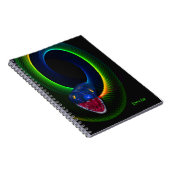 Neon Snake Personalisiert Notizblock (Rechte Seite)