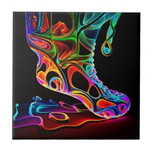Neon Sneaker Fliese