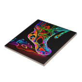 Neon Sneaker Fliese (Seite)