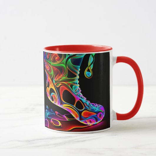 Neon Sneaker Tasse (Rechts)