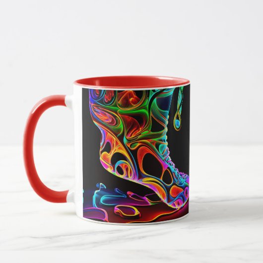 Neon Sneaker Tasse (Links)