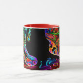 Neon Sneaker Tasse (Zentrum)