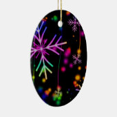 Neon Snow Keramik Ornament (Rechts)