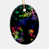 Neon Snow Keramik Ornament (Hinten)