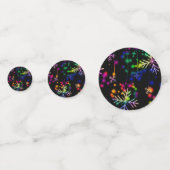 Neon Snow Konfetti (Rückseiten)