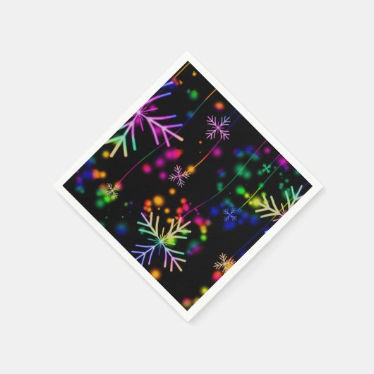 Neon Snow Serviette (Ecke)