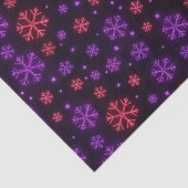 Neon Snowflakes Seidenpapier (Detail)