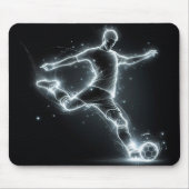 Neon Soccer Player Mousepad (Vorne)